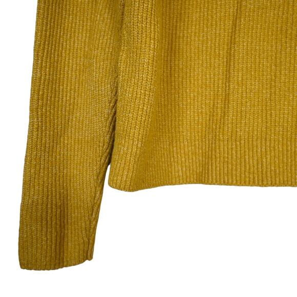 Banana Republic Womens M Autumn Yellow Gold Pullover Knit Sweater - Picture 6 of 8
